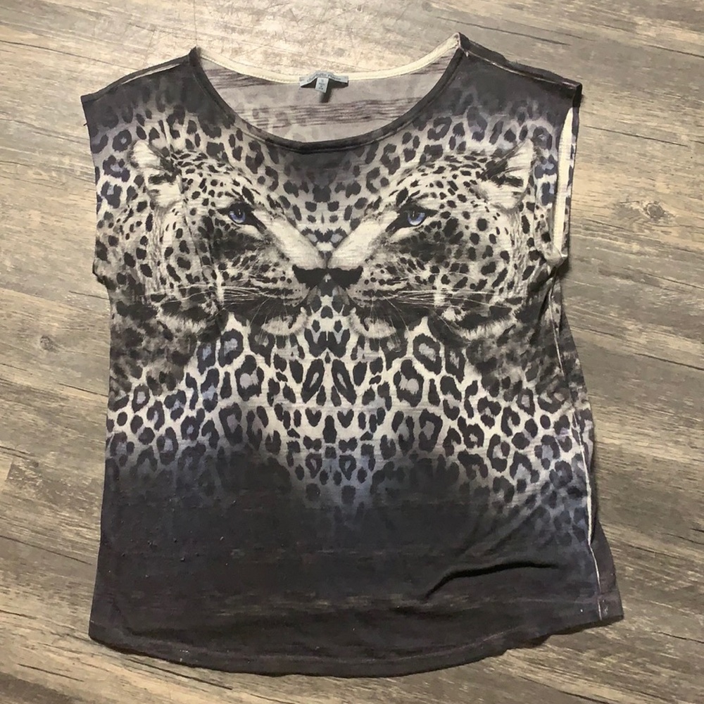 Charlotte Russe Blue and Black Shirt